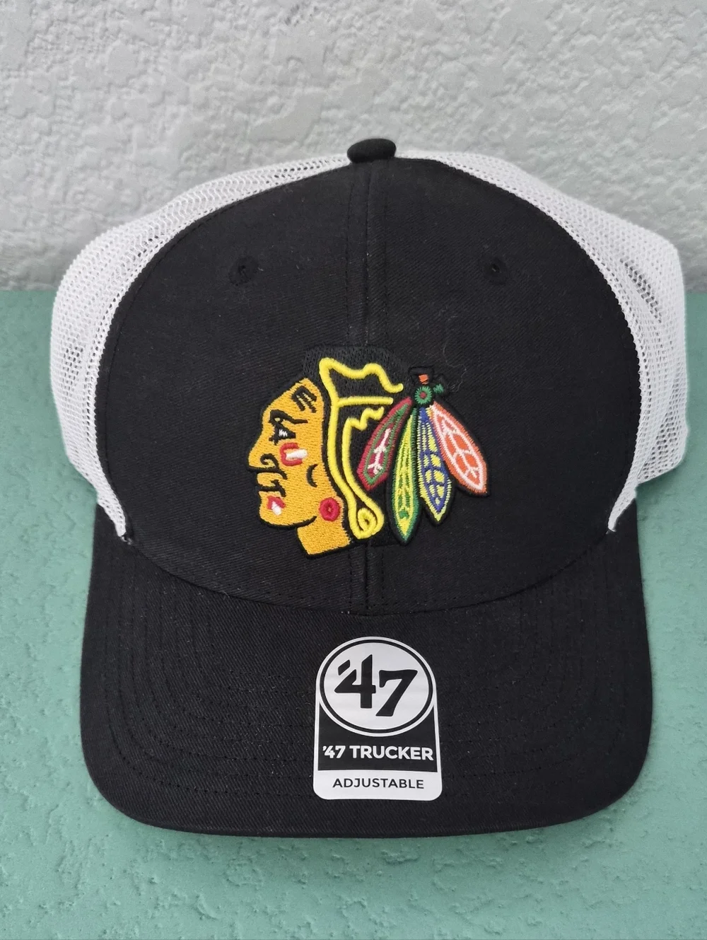 Chicago Blackhawks ‘47 Trucker Hat Snapback NHL OSFA NWT